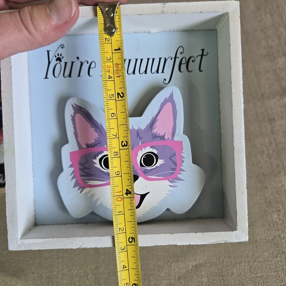 Charming & Motivational Cat Decor 2-pc Set